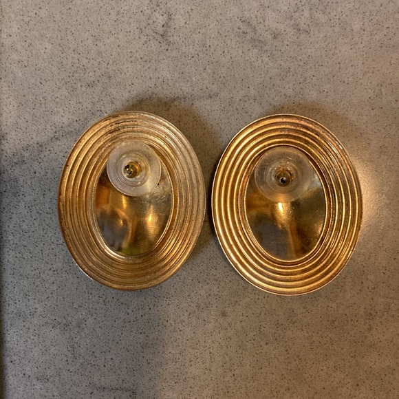 Large, Lightweight Green Costume Earrings, Easy to Wear! -$8 - Picture 3 of 3